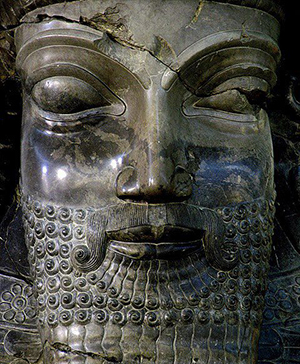 Persépolis tête humaine