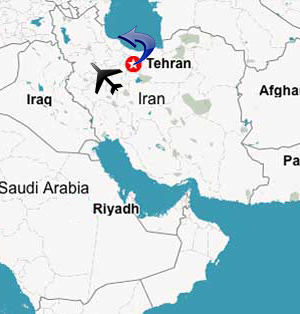 vol de retour Iran